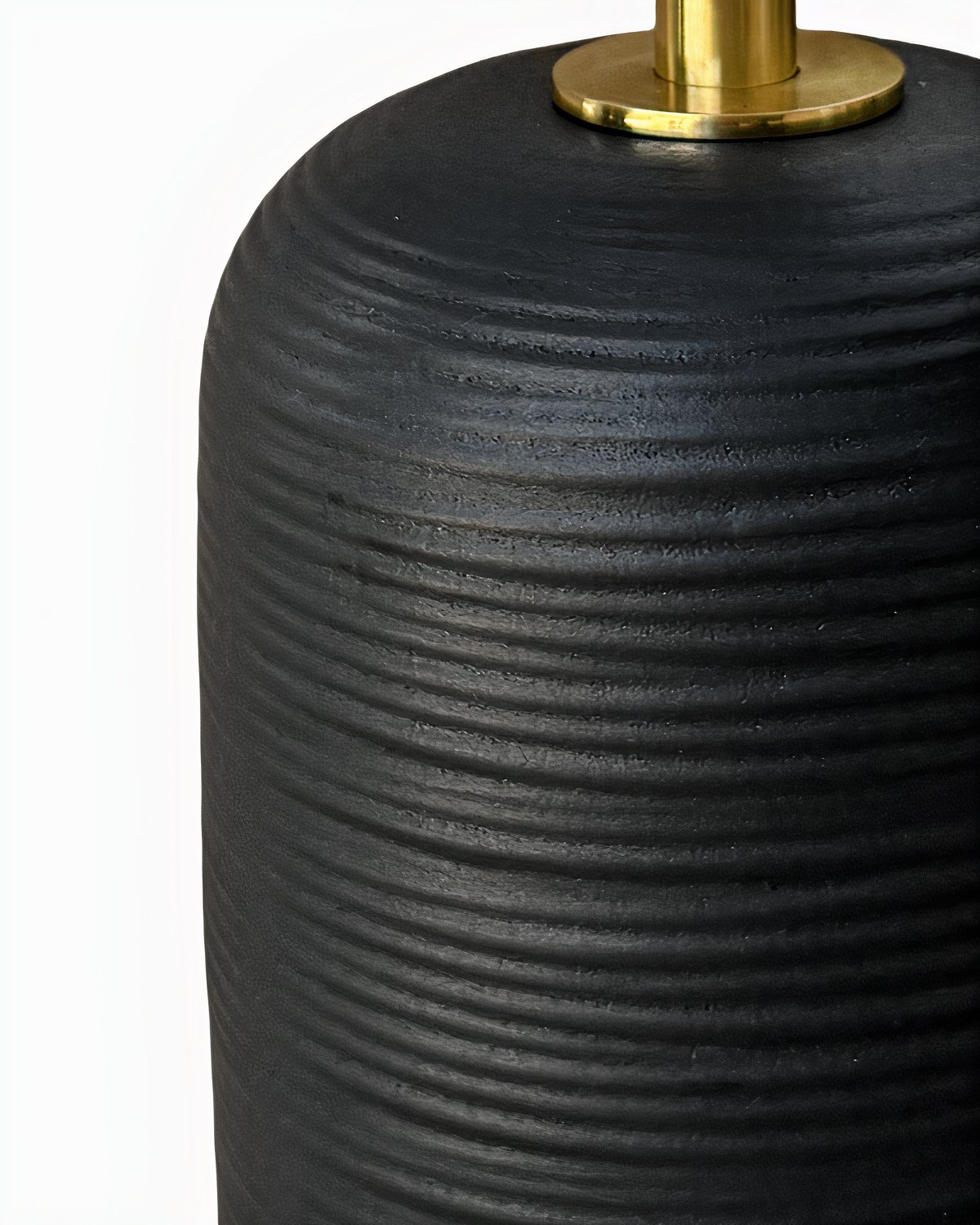 Черная настольная лампа Гретта фото 2