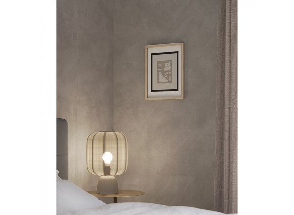 Лампа настольная texture rib, 27х39 см, бежевая фото 9