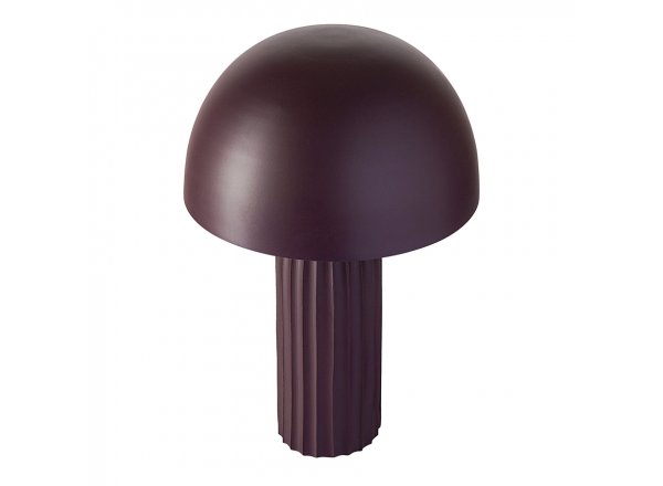 Лампа настольная texture sleek, D24х37 см, вишневая