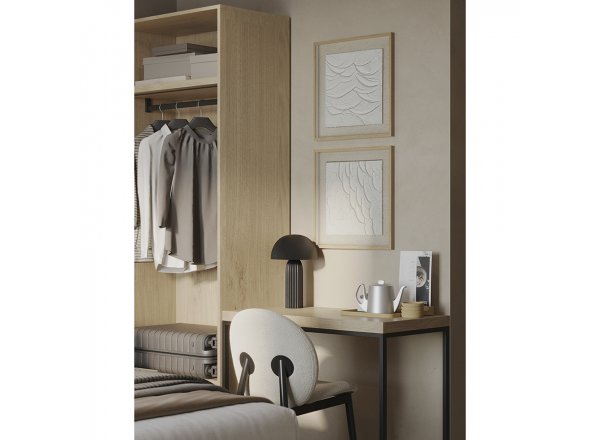 Лампа настольная texture sleek, D24х37 см, черная
