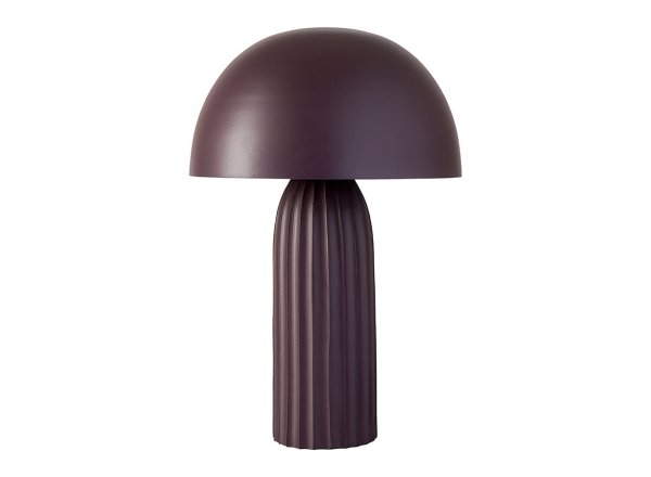 Лампа настольная texture sleek, D24х37 см, вишневая
